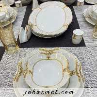 سرویس چینی پردیس طرح میراژه 30 پارچه کد 1002