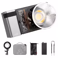 نور حرفه‌ای پرتابل ژیون مدل Zhiyun MOLUS X100 (کیت کومبو) دارای گارانتی