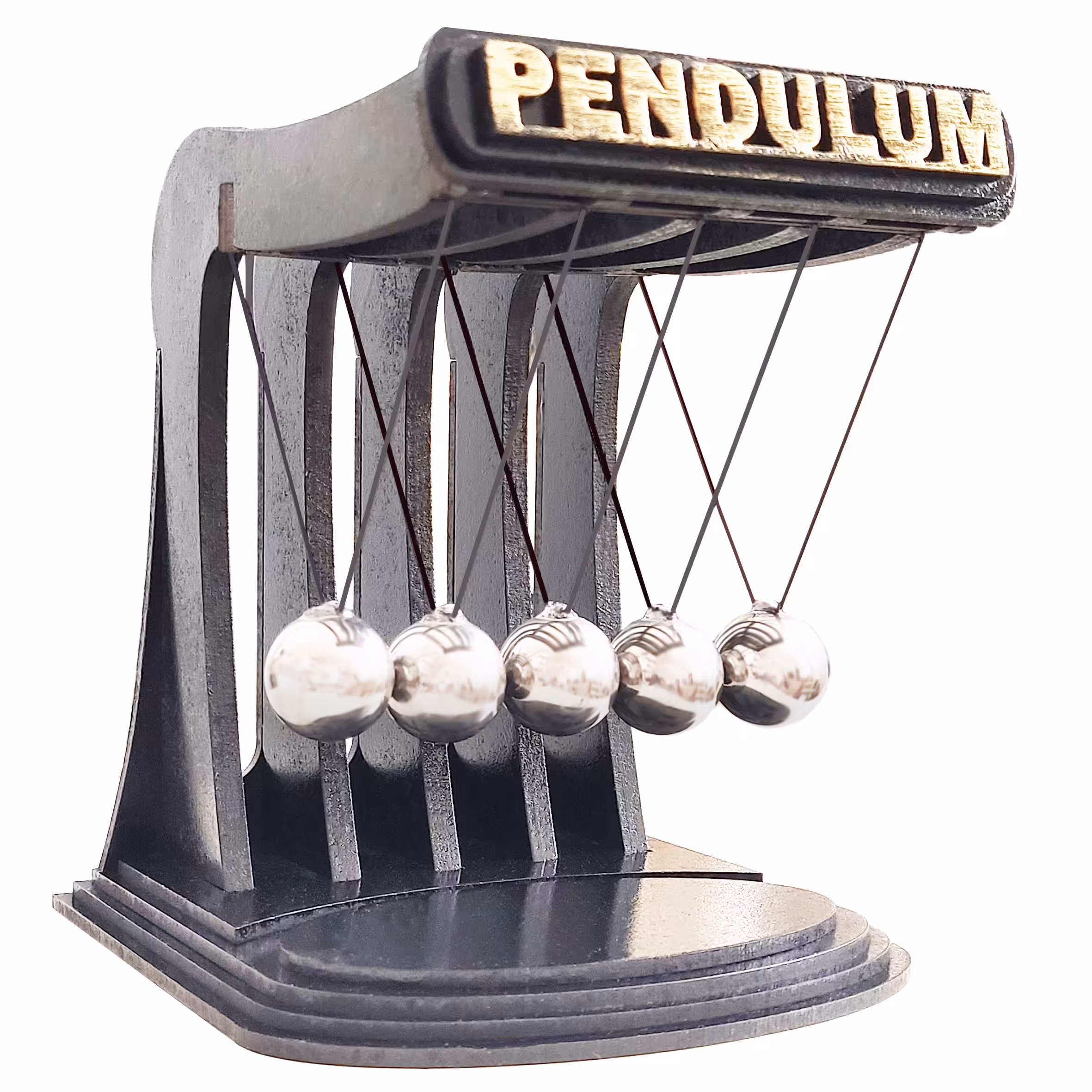 آونگ  چوبی جلو باز با 5 سرب به قطر 2 سانتیمتر