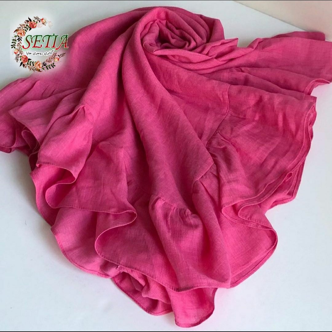 روسری نخی وال چیندار