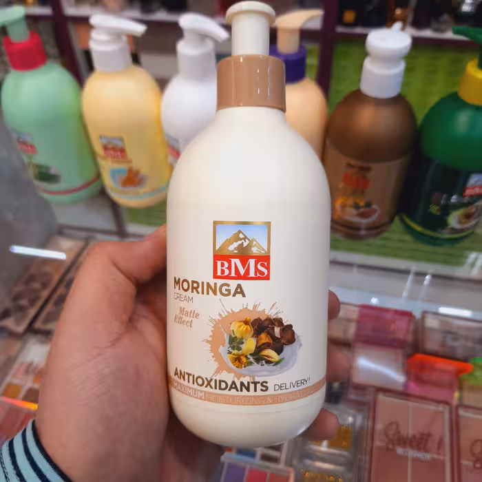 کرم مرطوب کننده bms مورینگا 300 میل آبرسان آنتی اکسیدان