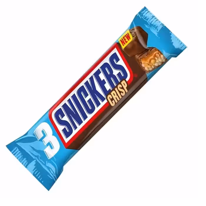 شکلات روکش دار 60 گرم آبی دوبل اسنیکرز