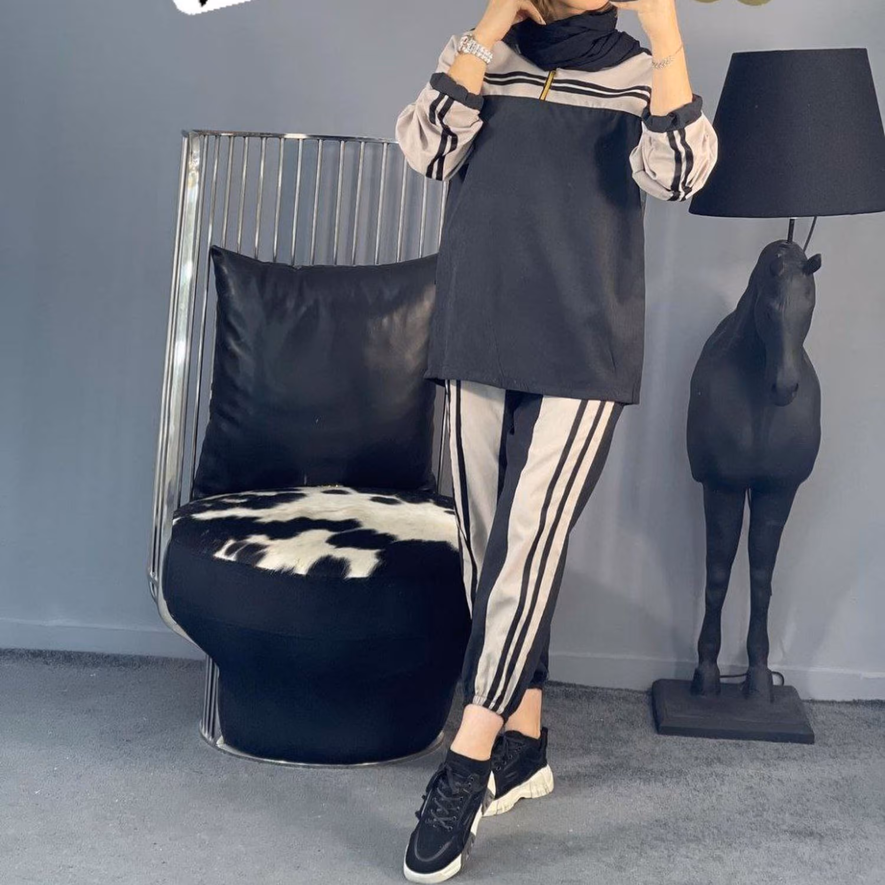 ست هودی شلوار پاییزه میکرو