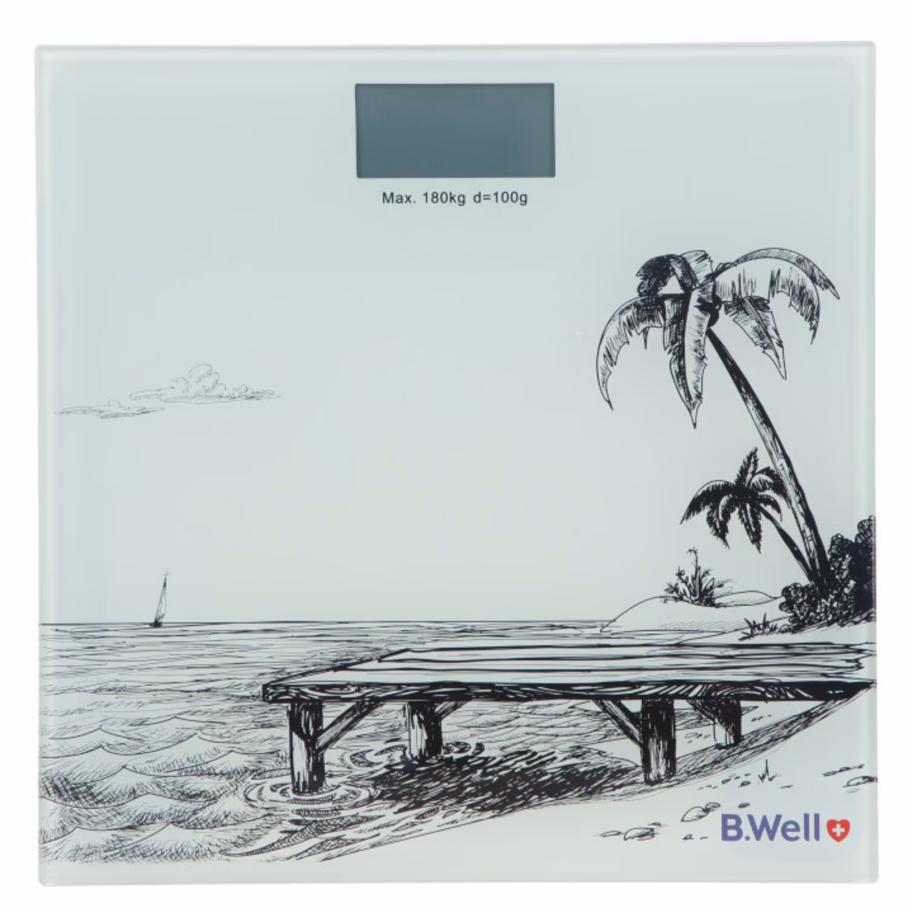 ترازو دیجیتال با دقت بالا  بی ول مدل  WK-165 White