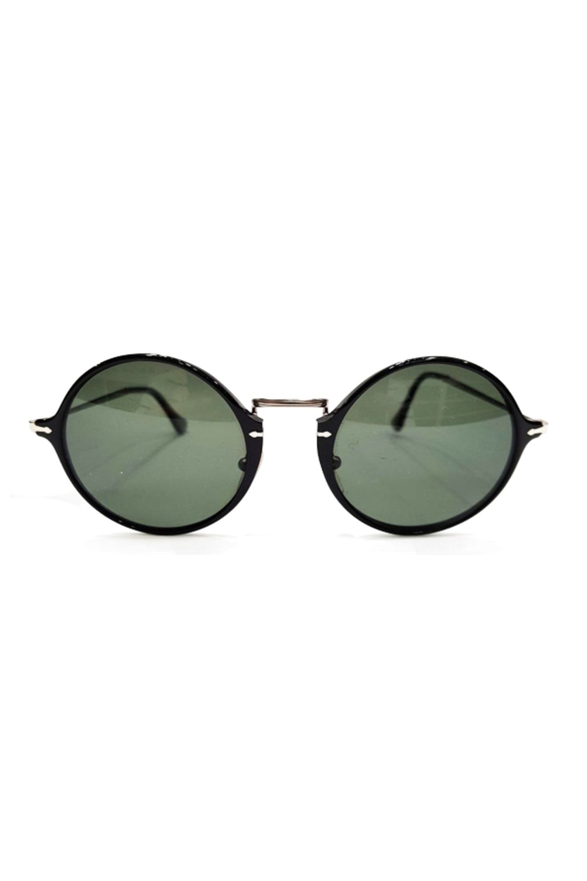 عینک آفتابی مشکی مردانه و زنانه سیاه خورشید 3091cm 95 58 49 اورجینال Persol