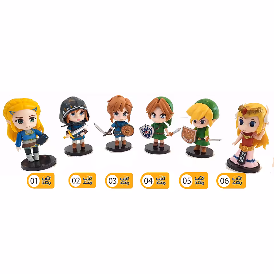 فیگور زلدا پایه دار (ZELDA) متنوع