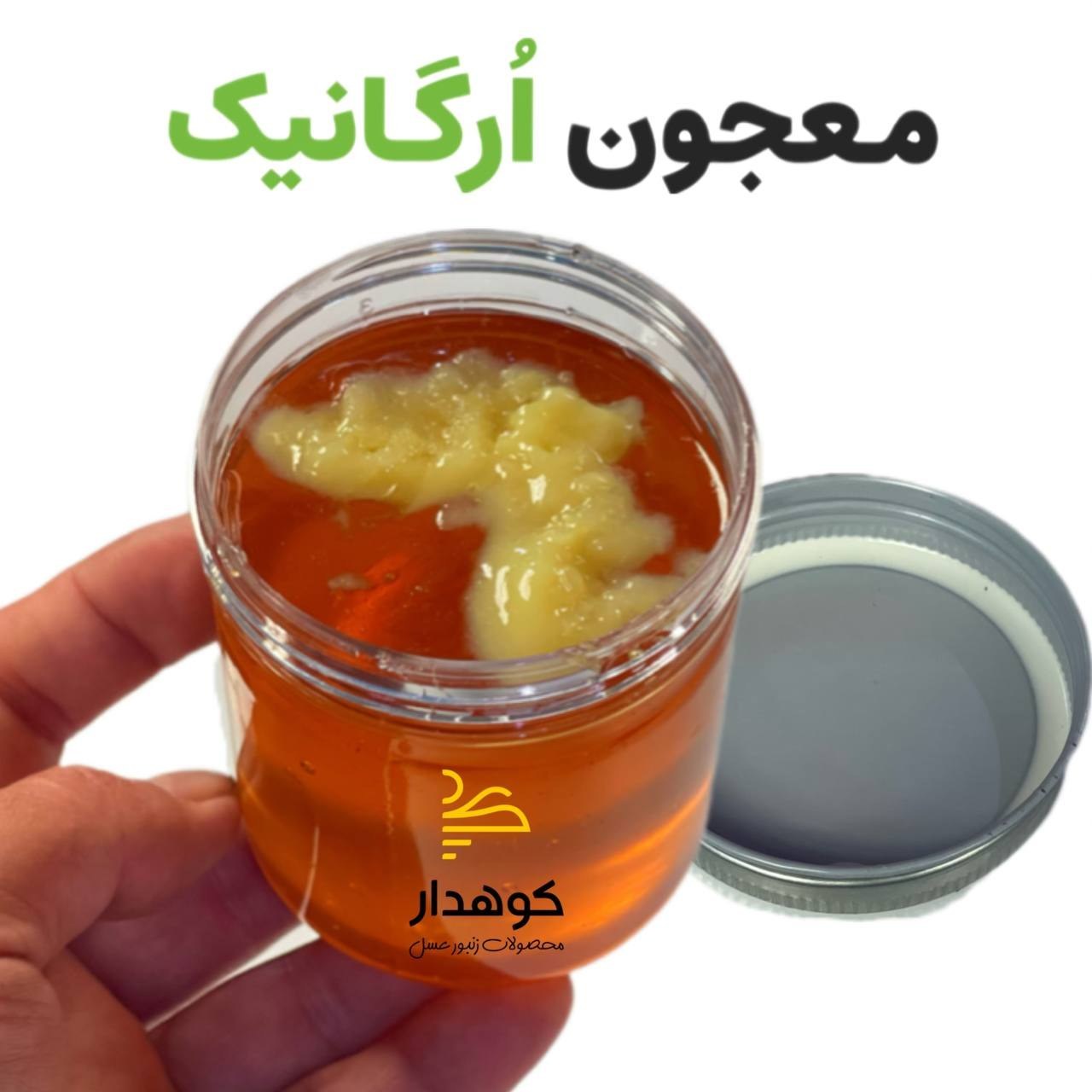 معجون ارگانیک ژل رویال 350 گرمی (حاوی 10 گرم ژل رویال + عسل ممتاز گزانگبین)