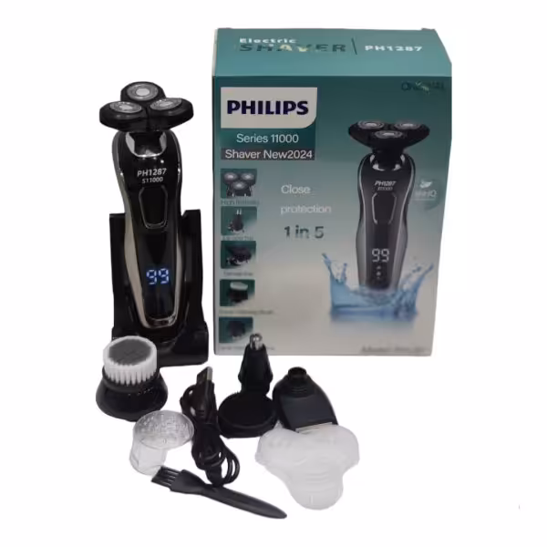 ریش تراش فیلیپس5کاره مدل PH1287 سری S11000تولید 2024