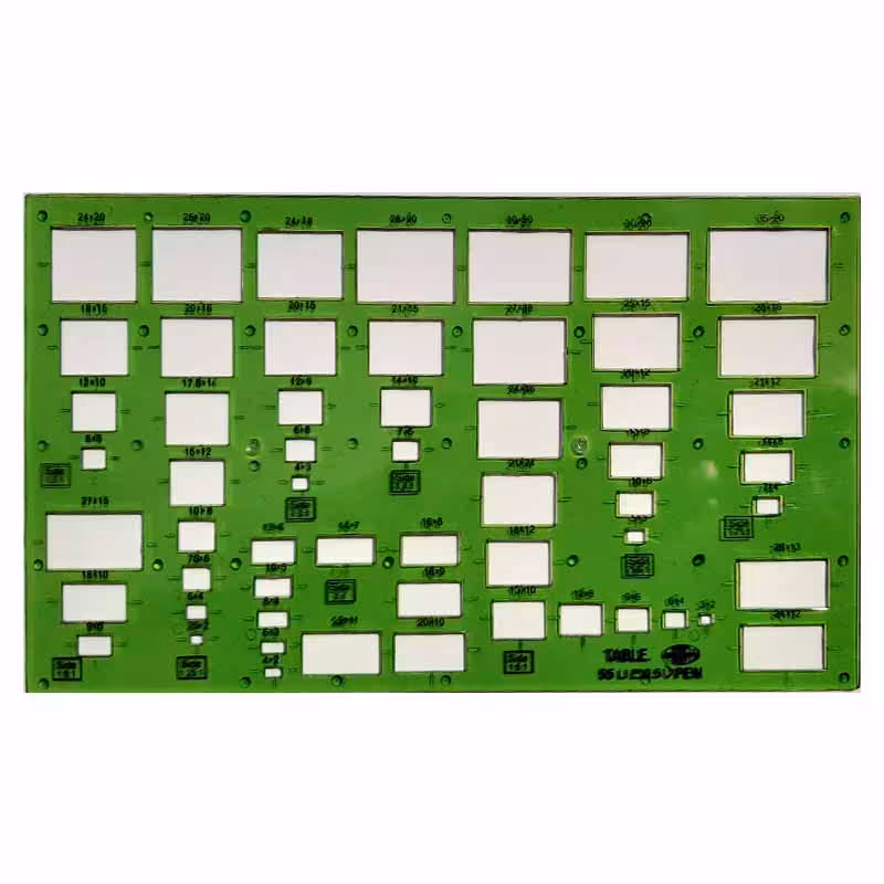 خرید شابلون مستطیل تیبل TABLE