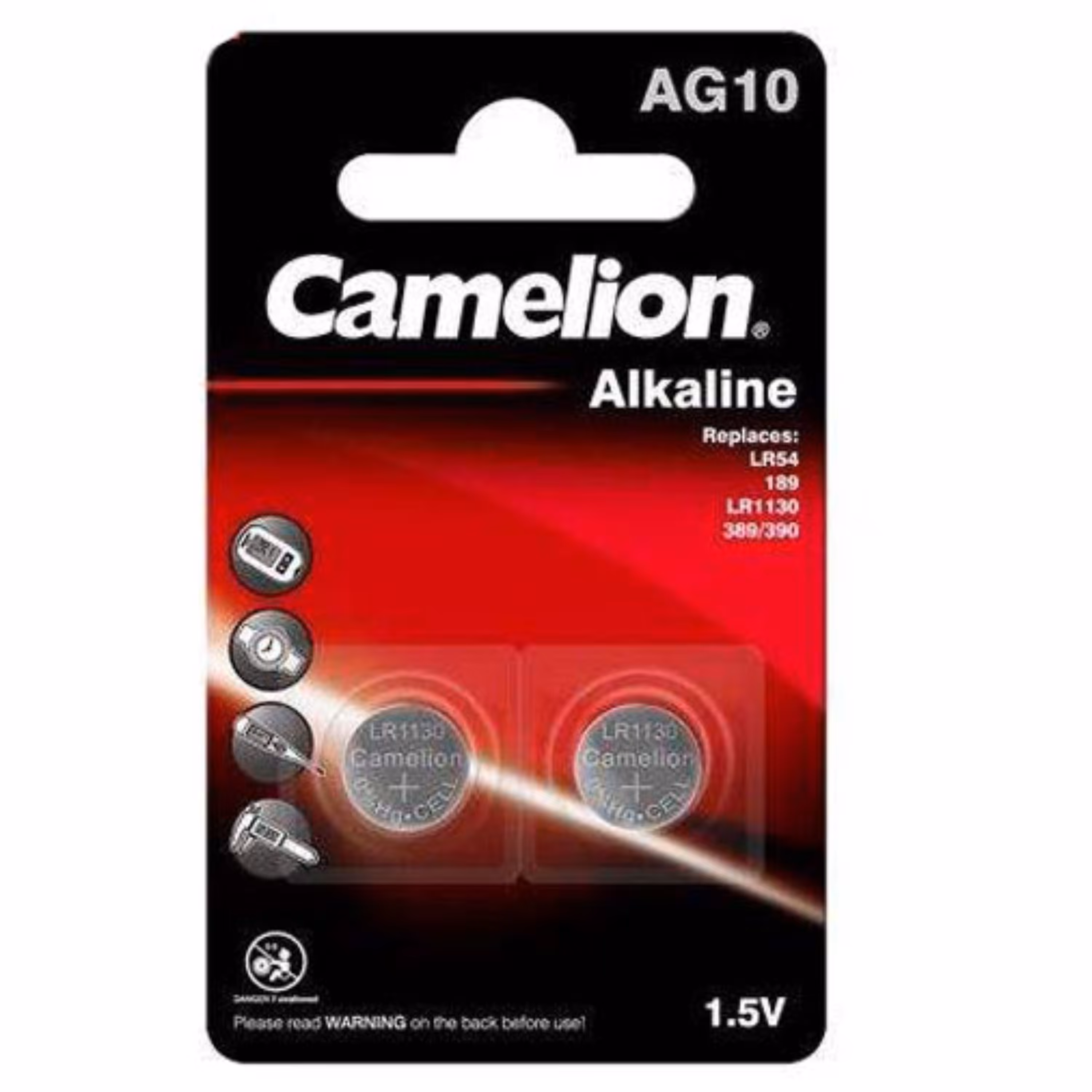 باتری ساعت کملیون AG10 بسته 2 عددی