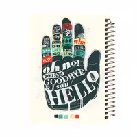 دفتر لغت مشایخ طرح انگشتان دست کد 9026