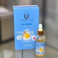 سرم مغذی پوست آلین وان ضدلک لیفت جوانساز برندلاکچری کوین مدل شیشه ایی