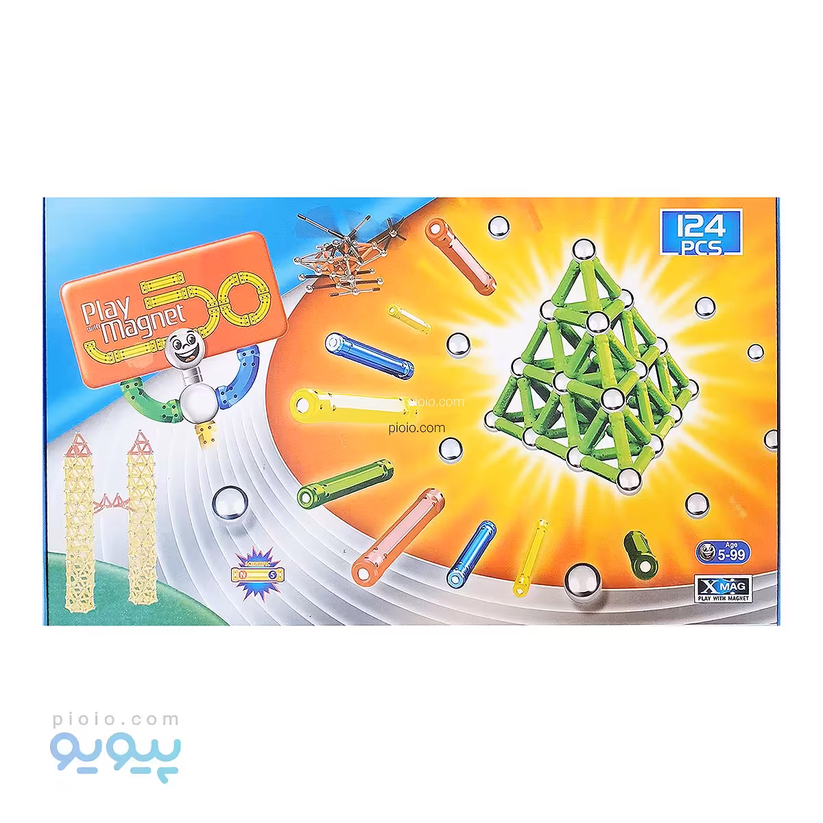 مگنت 124 قطعه تیپ سه کلاسیک