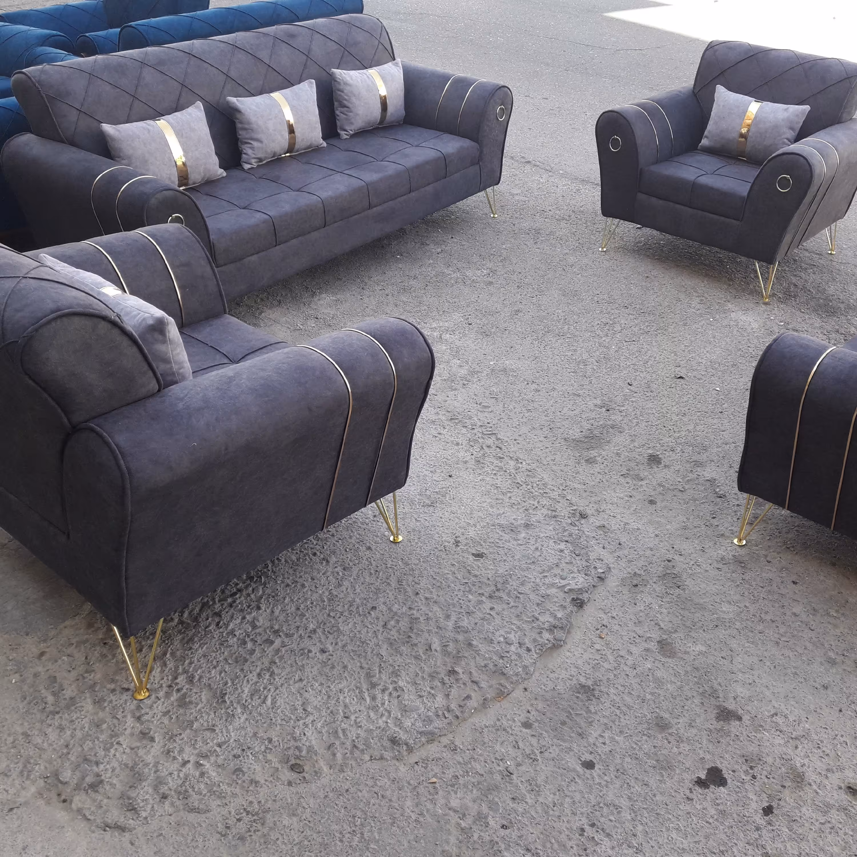 مبل اسکارلت رودی پایه فلزی