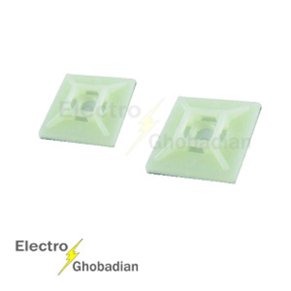 پایه چسب سایز کوچک 19 میلیمتر در 19 میلیمتر (بسته صدتایی)