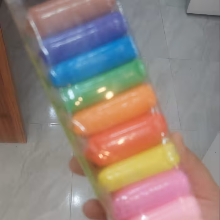 خمیر کلی دوازده رنگ