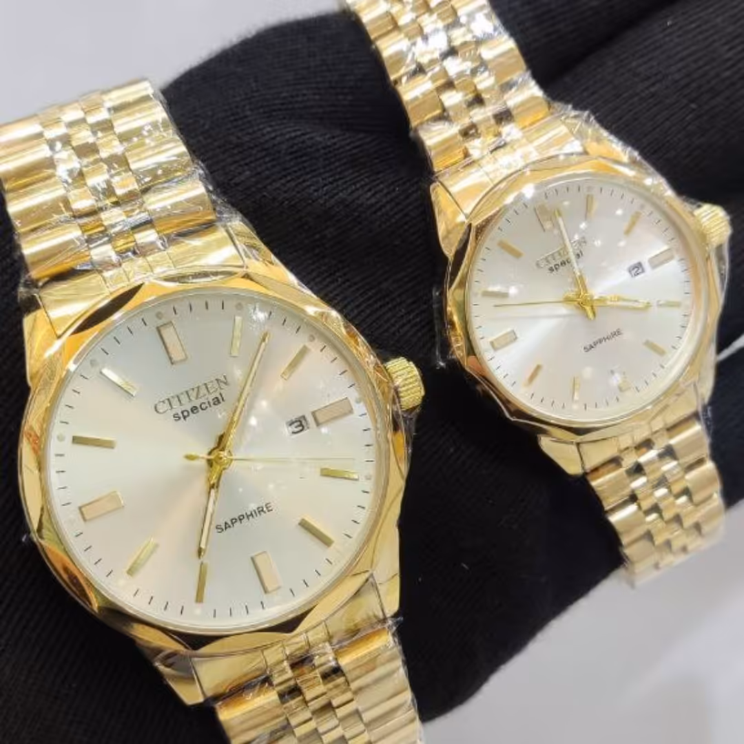 ساعت ست زنانه و مردانه سیتیزن اسپیشیال موتور ژاپن ضد اب بند استیل 