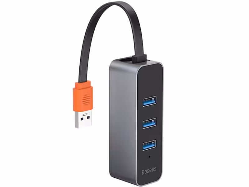 هاب آداپتور یو اس بی بیسوس Baseus Steel Cannon Series Hub Adapter