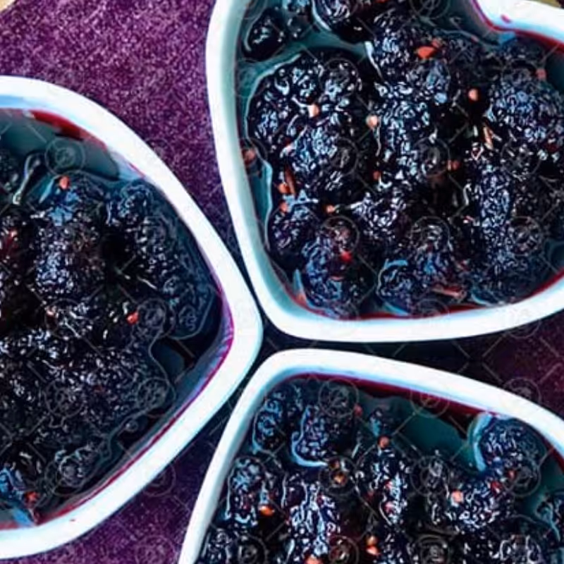 مربای توت سیاه 500 گرمی