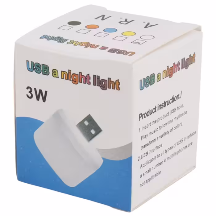 چراغ اضطراری LED ای آر ان یو اس بی 3 واتی