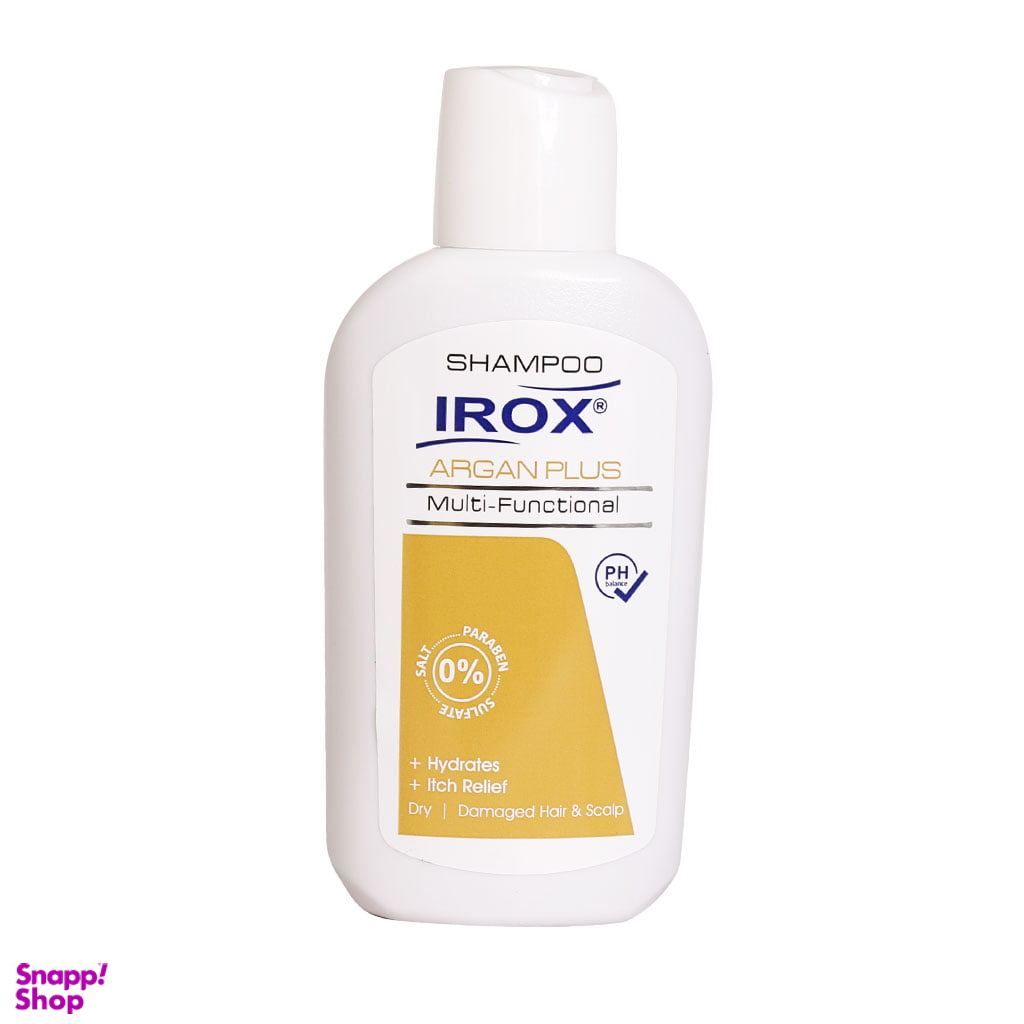 شامپو ایروکس (Irox) مدل Argan Plus مناسب موهای خشک حجم 200 میلی لیتر