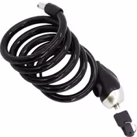 قفل دوچرخه ecoo رنگ مشکی وزن500گرم