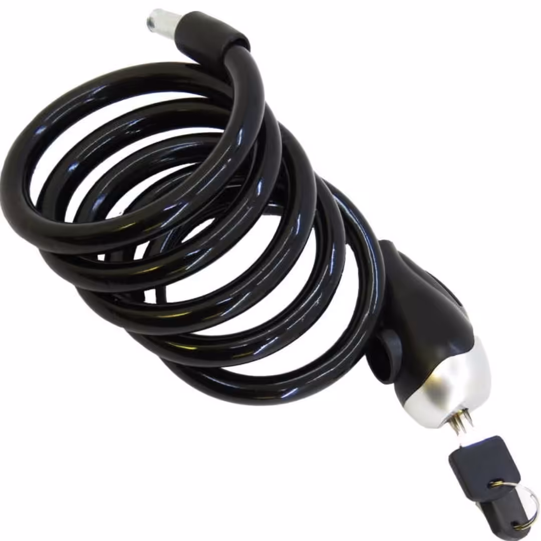 قفل دوچرخه ecoo رنگ مشکی وزن500گرم