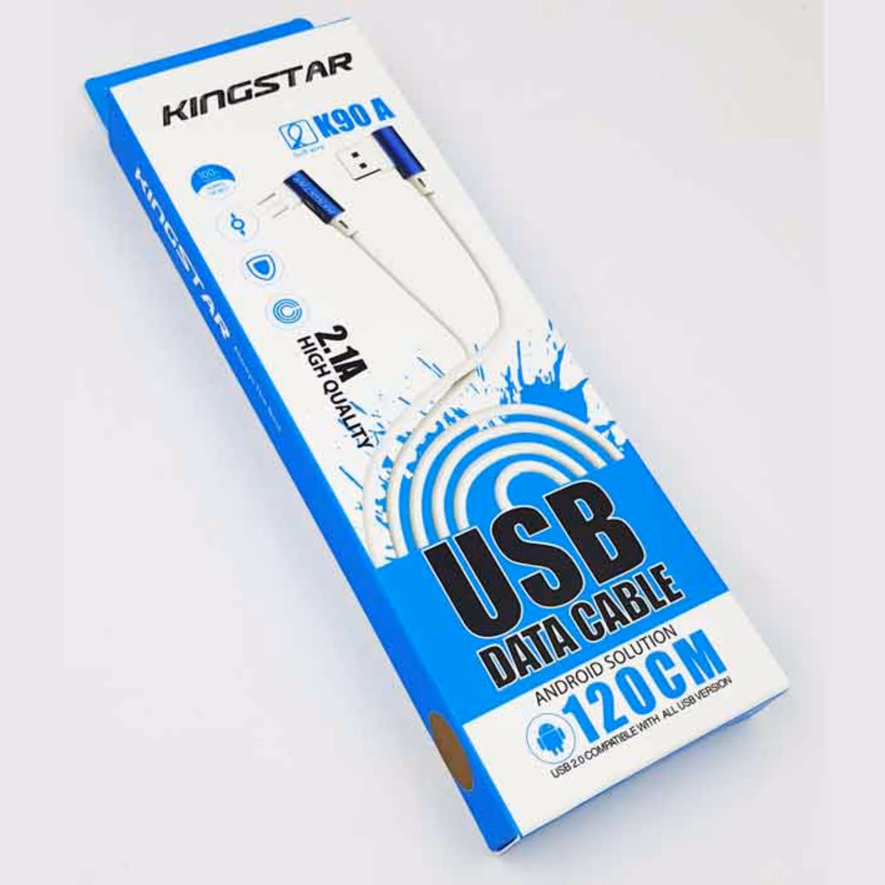 کابل شارژ میکرو kingstar K90A با گارانتی 12 ماهه