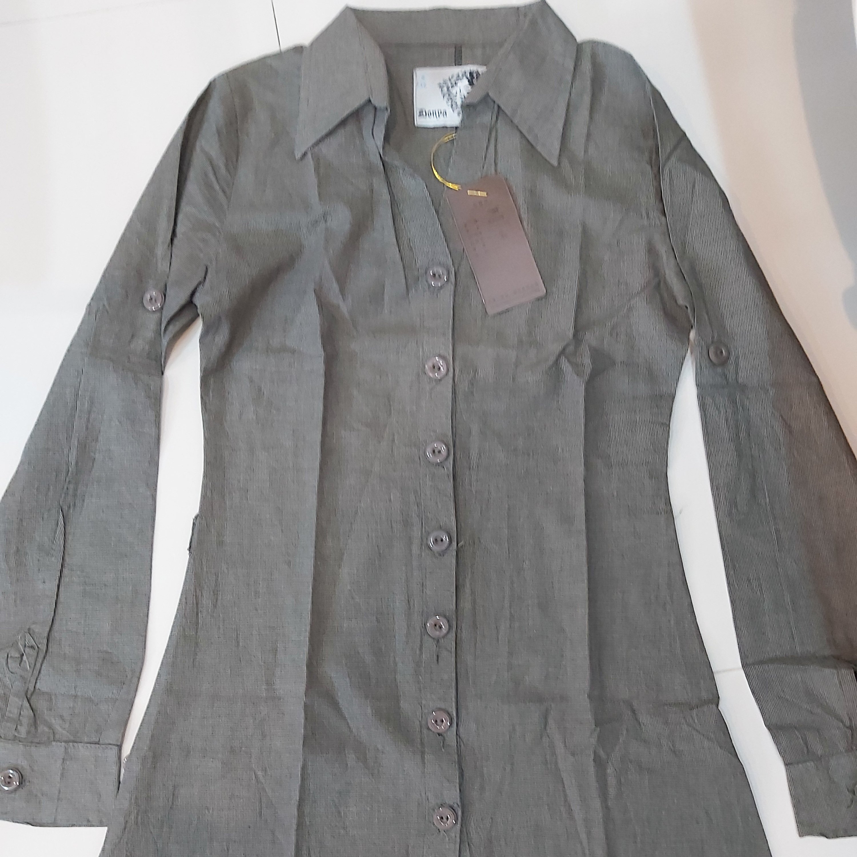 مانتو کوتاه شیک یا شومیز بسیار خوش دوخت و زیبا جنس عالی نخی و خنک