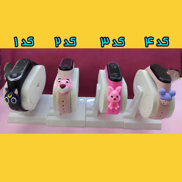 پک 50 عددی ساعت عمده مچی دیجیتال عروسکی بچه گانه با بند سیلیکونی تست شده 