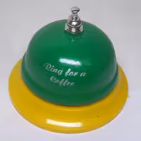 زنگ رومیزی مدل 004 سبز مناسب برای رستوران و کافه