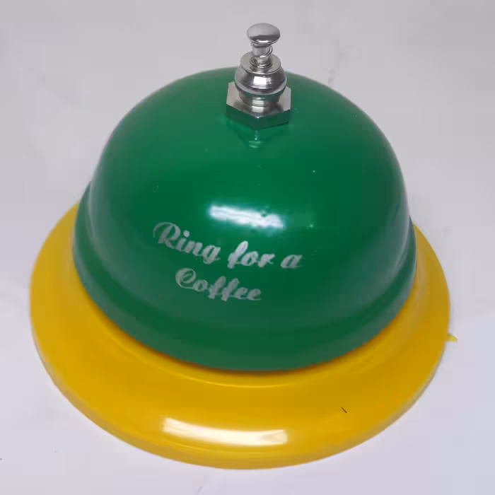 زنگ رومیزی مدل 004 سبز مناسب برای رستوران و کافه