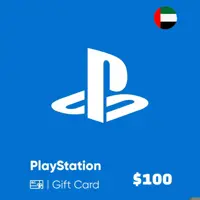 خرید گیفت کارت پلی استیشن امارات PSN Gift Card UAE $100 با بهترین قیمت