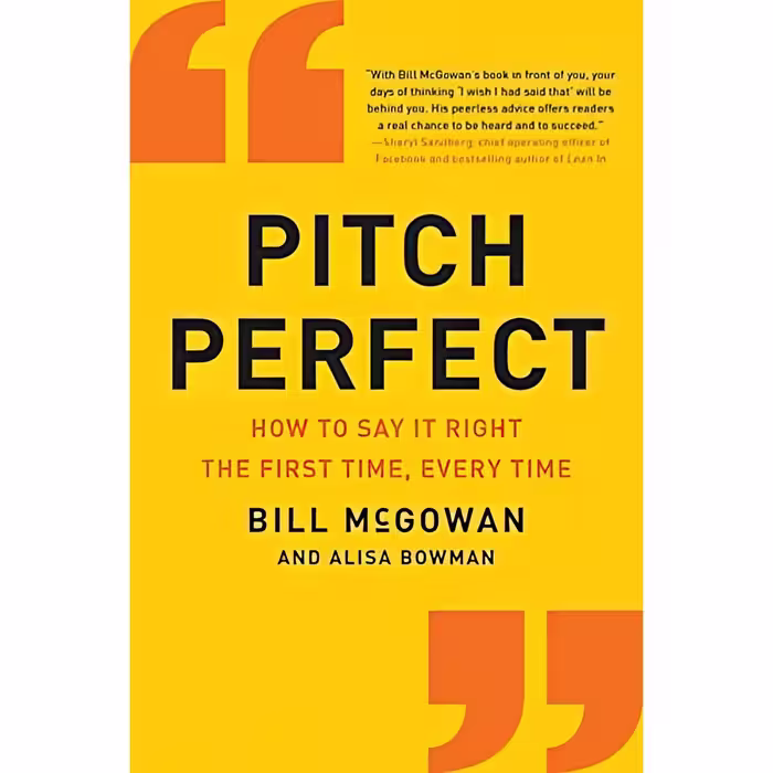 کتاب زبان اصلی Pitch Perfect اثر Bill McGowanAlisa Bowman
