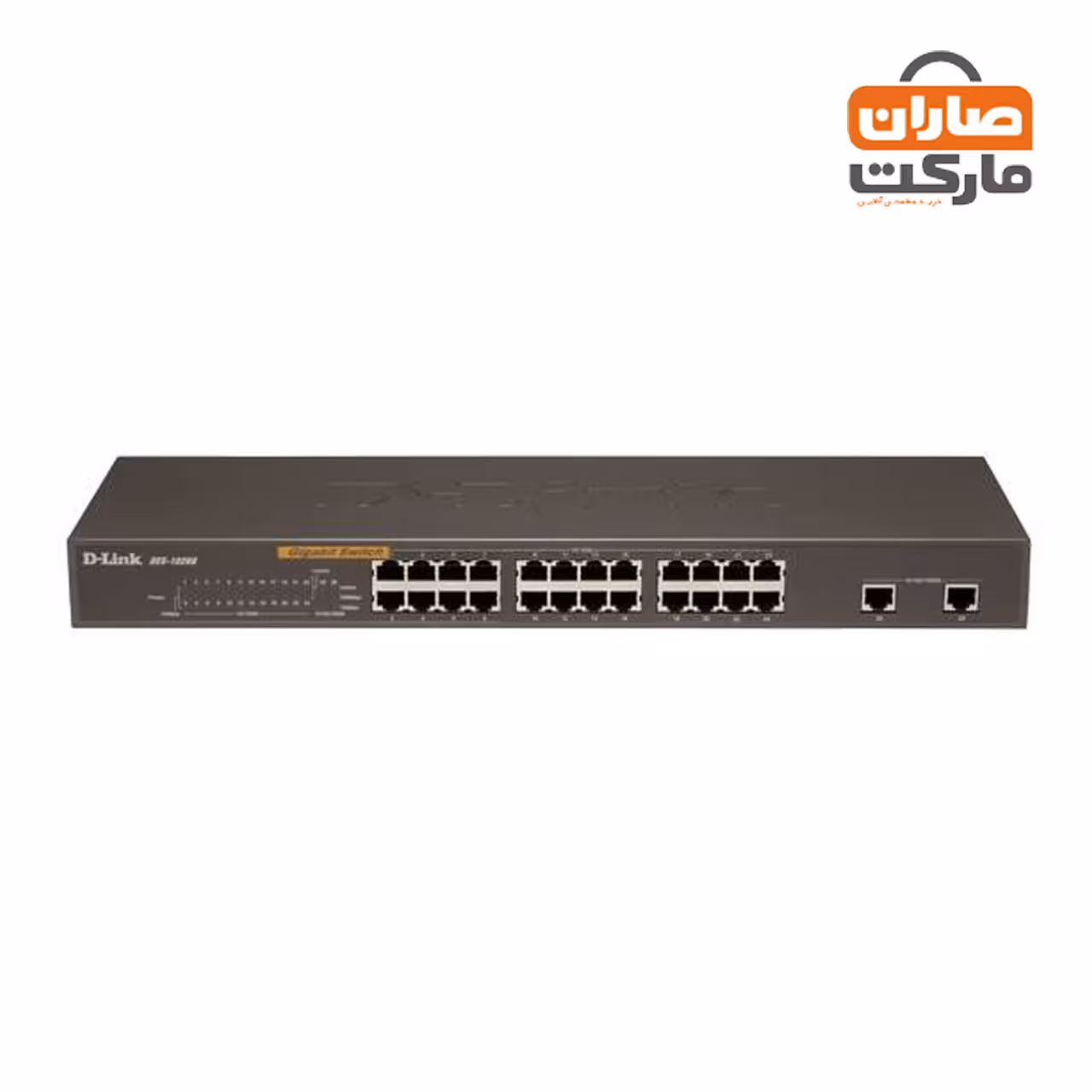 سوئیچ 24 پورت غیر مدیریتی دی-لینک مدل DES-1026G با دو پورت گیگابیتی