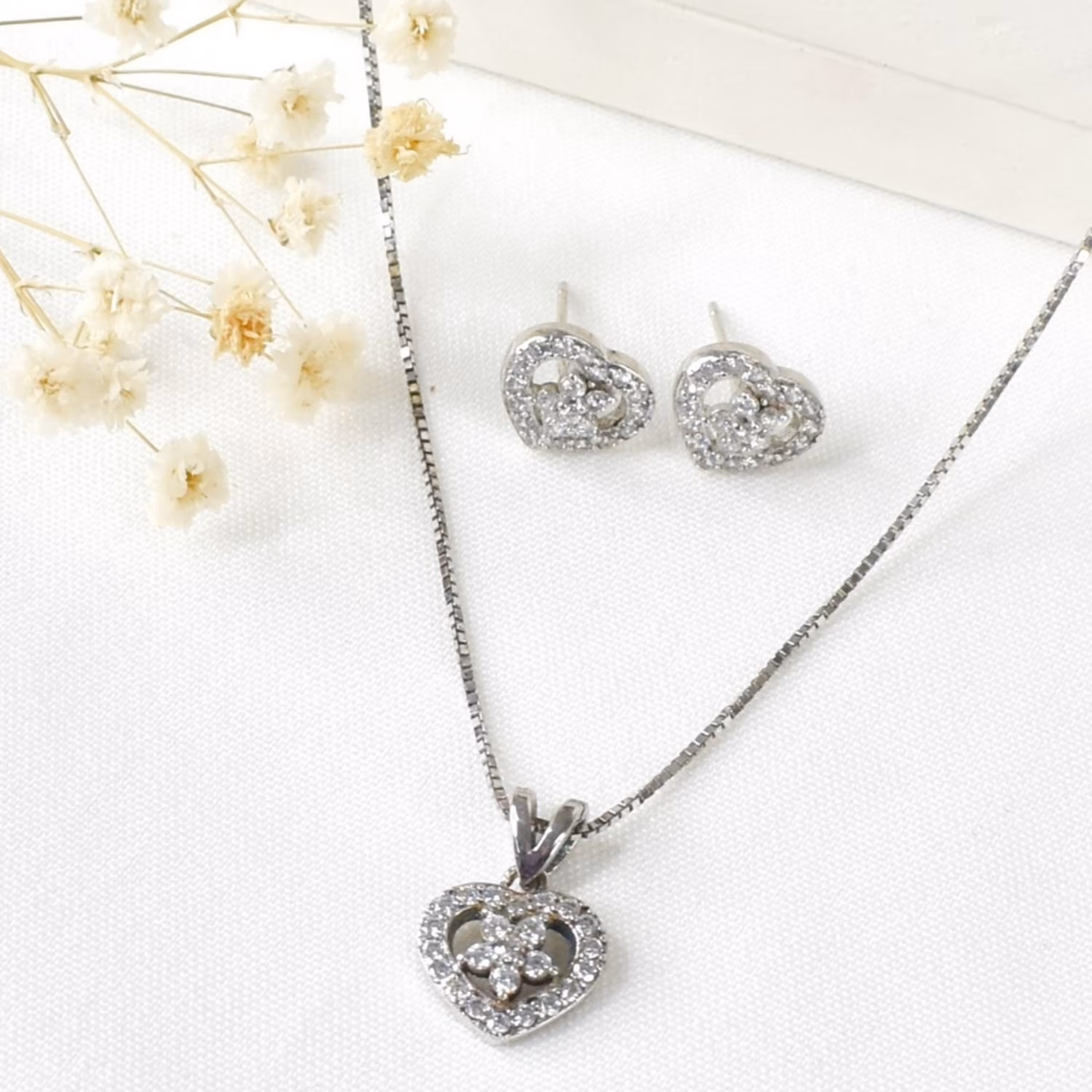 نیمست نقره 925 طرح قلب حساسیت کیفیت بالا کد6926