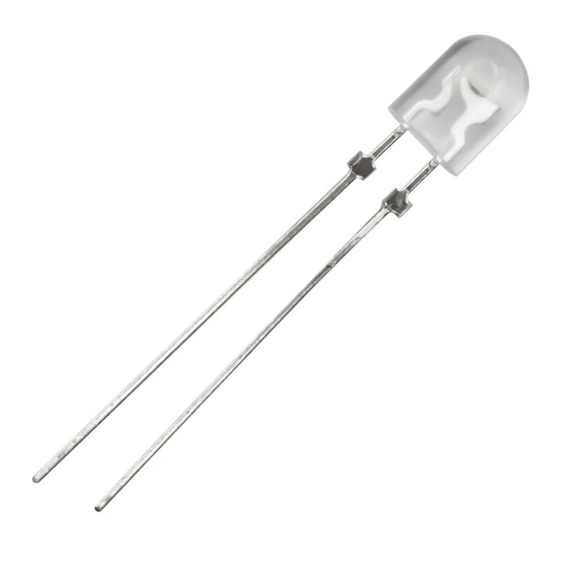 بسته 10 عددی LED اوال 5mm سفید تابلو روانی | amazonchi