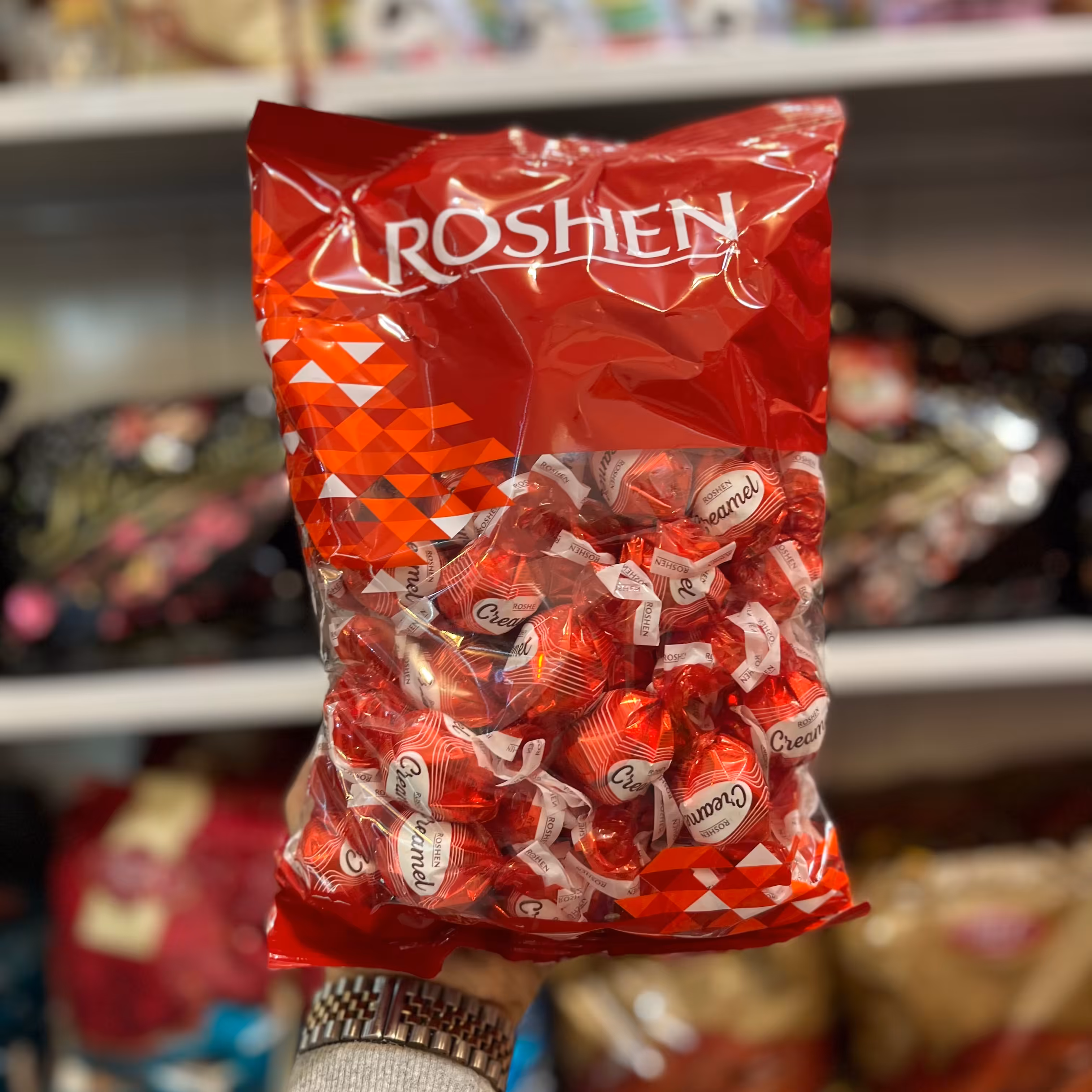 شکلات کاراملی روشن 