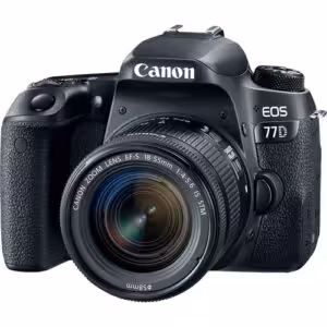 دوربین دیجیتال کانن مدل EOS 77D با لنز 18-55 STM ( کارکرده )