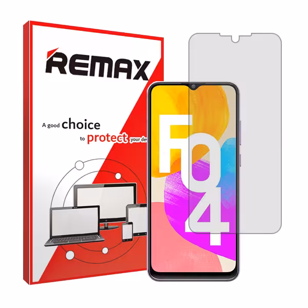 گلس سامسونگ Galaxy F04 مدل شفاف برند ریمکس کد S