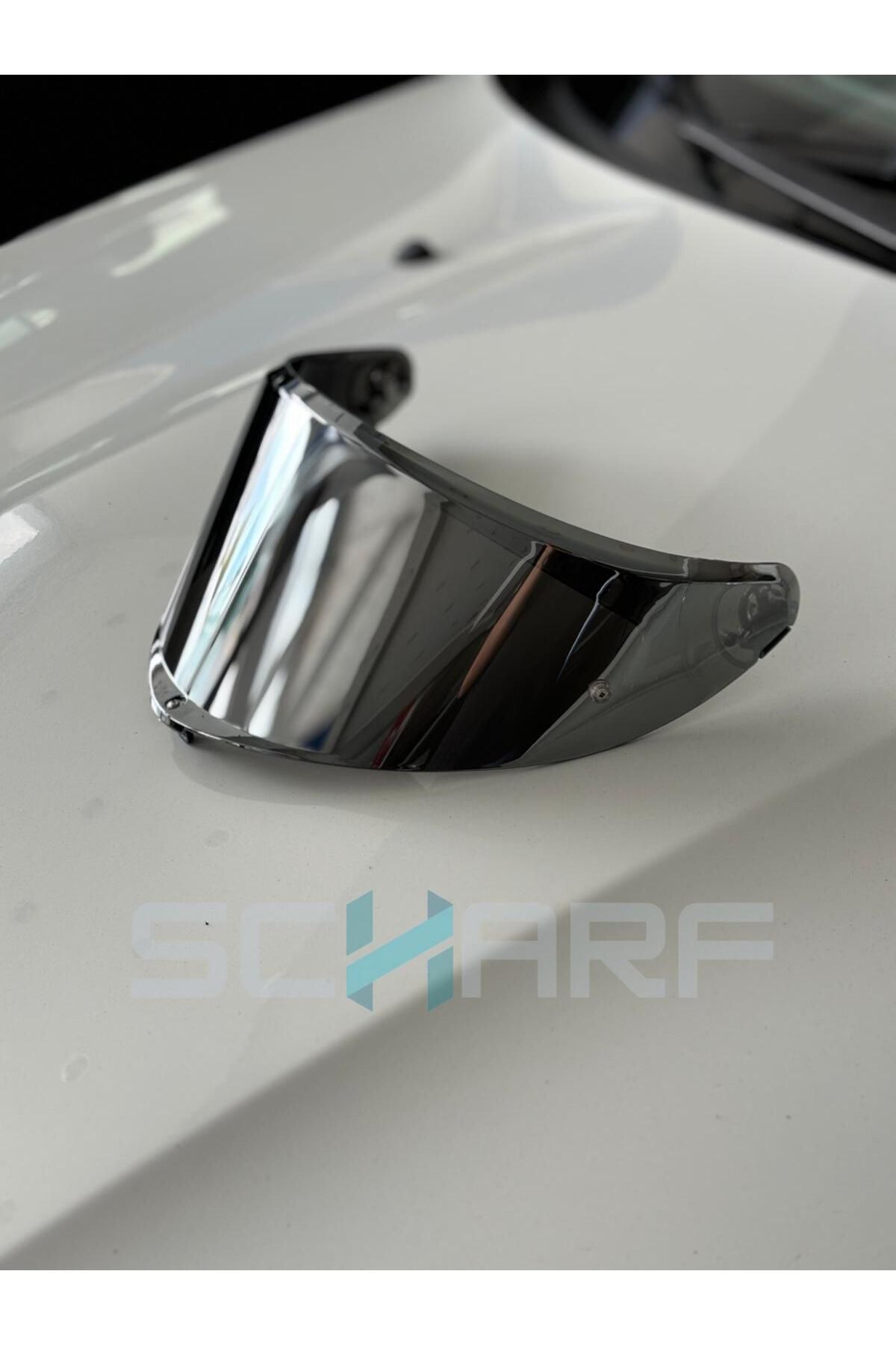 کلاه کاسکت موتورسیکلت خاکستری Agv K6 K6S Plk سازگار با نقره Vizor ای جی وی scharf