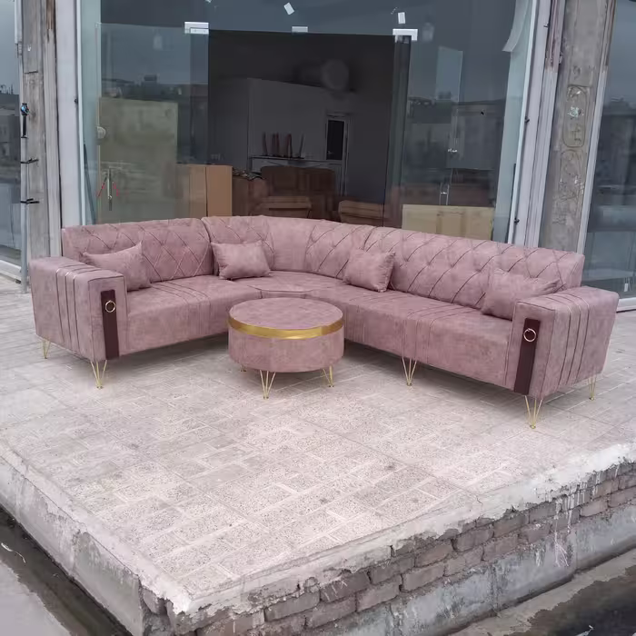 مبل راحتی ال چستر کمجا و زیبا 6 نفره