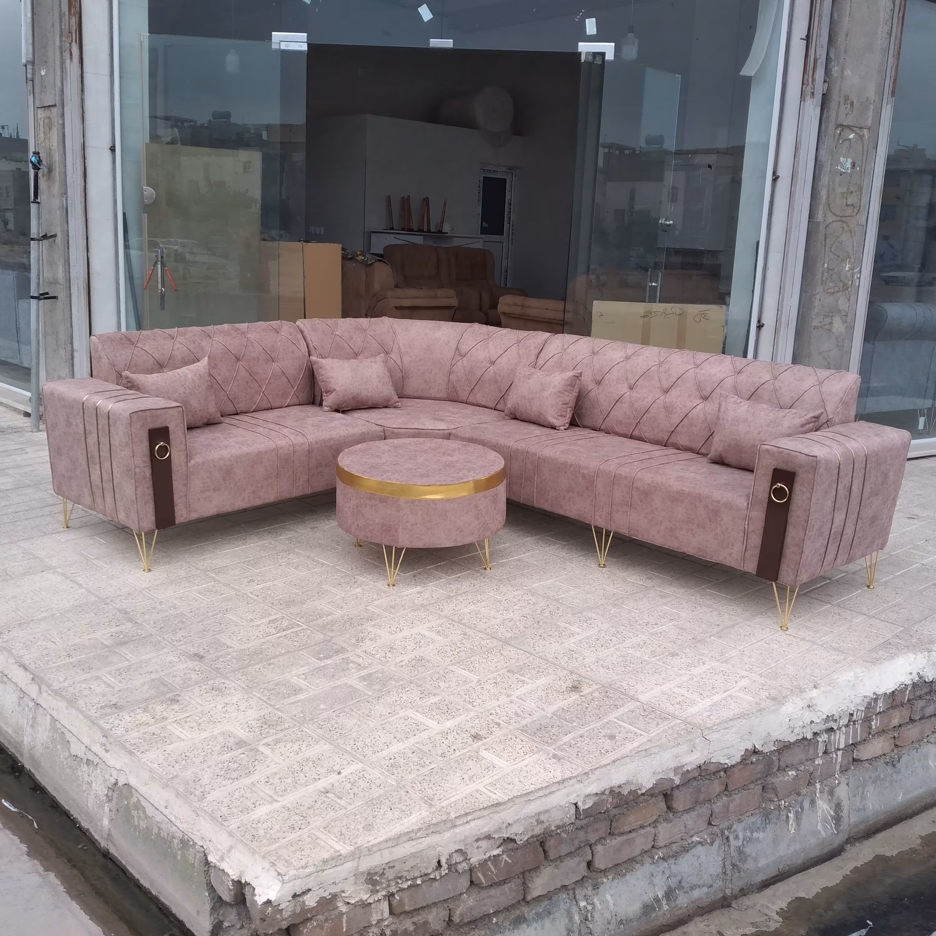 مبل راحتی ال چستر کمجا و زیبا 6 نفره