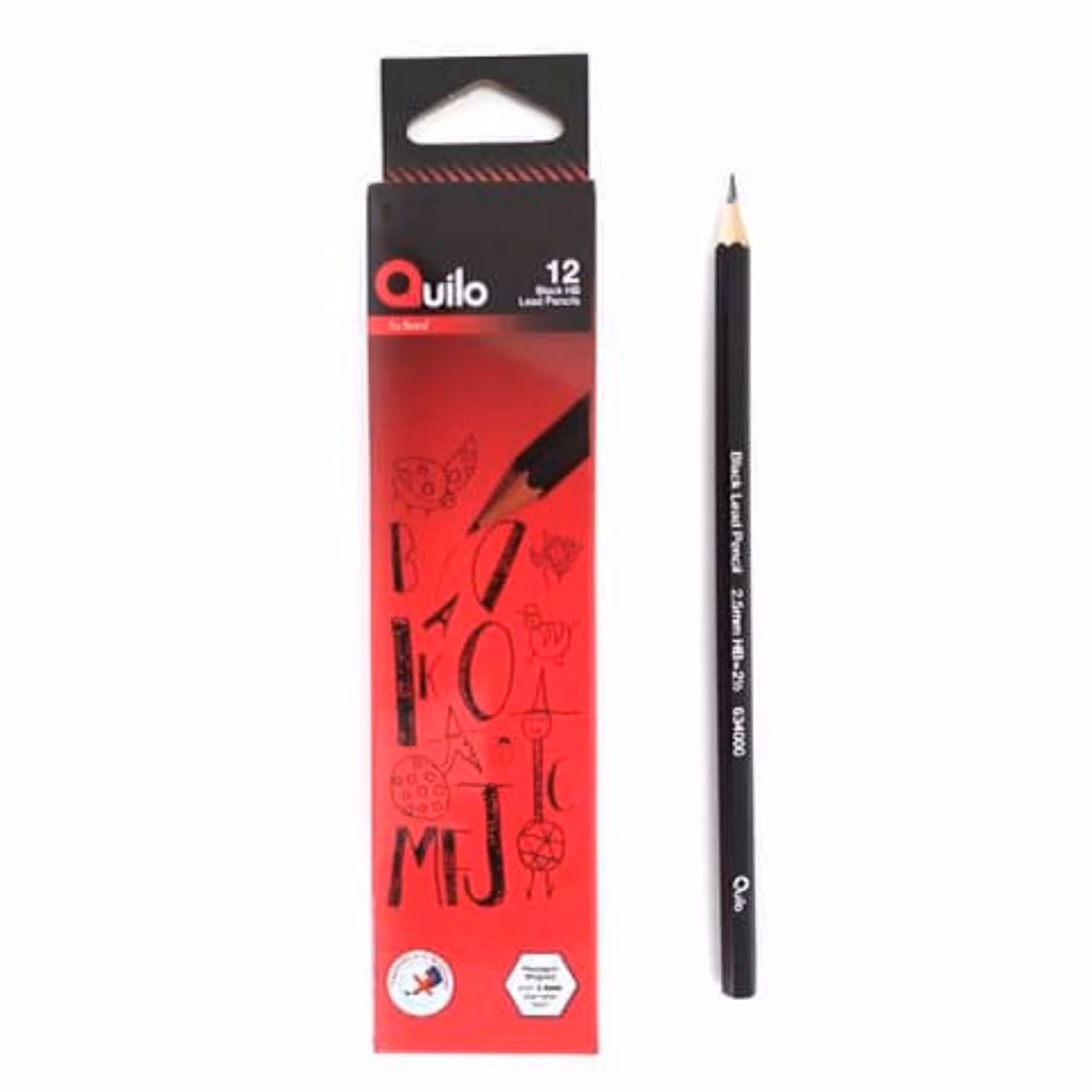 مداد مشکی کویلو نوشت افزار  مناسب دانش آموز ( تک و عمده )