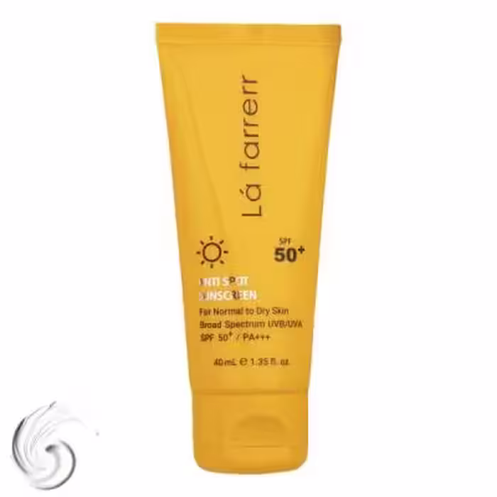 کرم ضد آفتاب و ضدلک بی‌رنگ لافارر مدل SPF50، مناسب پوست‌های خشک و معمولی، حجم 40 میلی‌لیتر