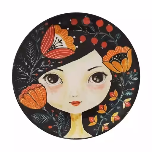 دیوارکوب دختر و گل دیوارکوب فانتزی 