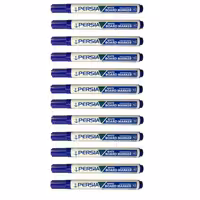 ماژیک وایت برد پرشیا بسته 12 عددی - سر تخت  - 90