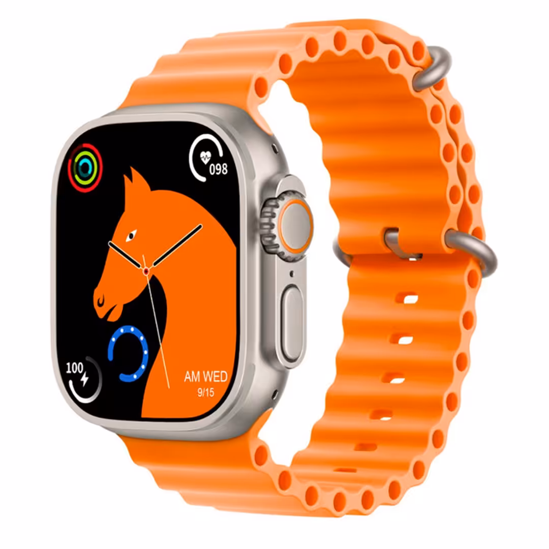 ساعت هوشمند مدل T800 ULTRA رنگ نارنجی