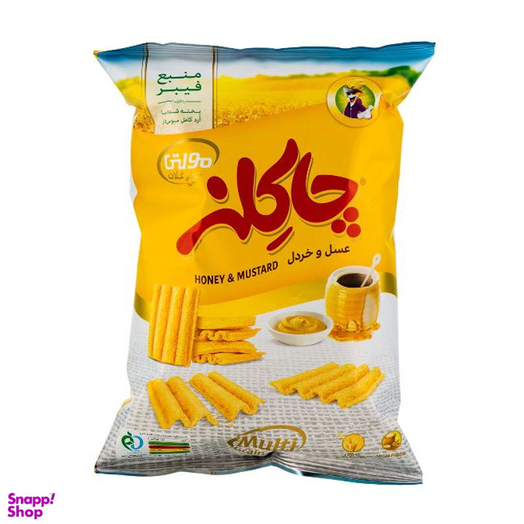 اسنک مولتی غلات عسل و خردل چاکلز وزن 75 گرم