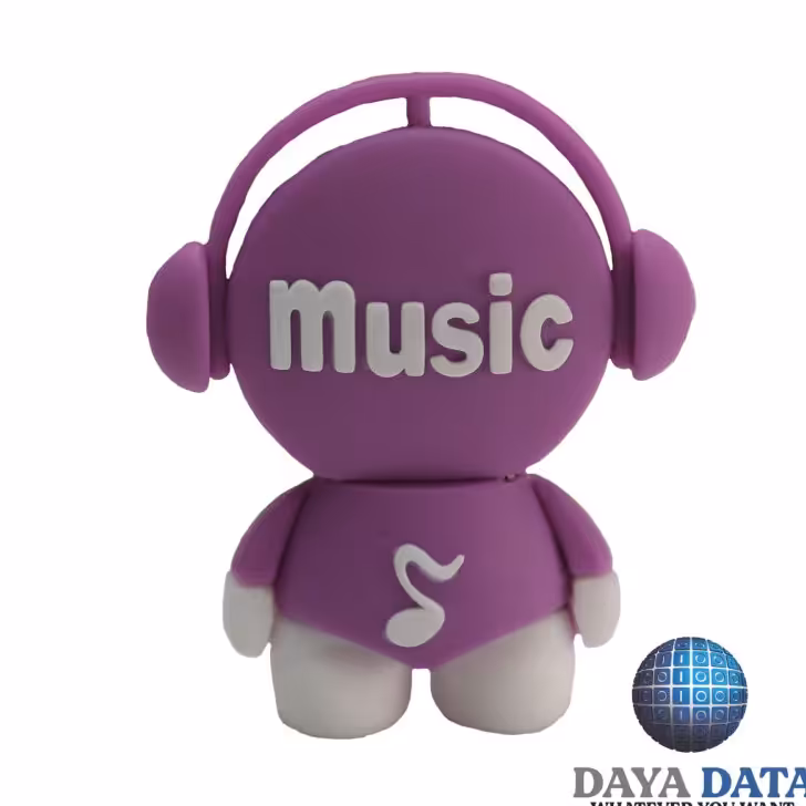 فلش مموری فانتزی دایا  دیتا موزیک من مدلPF1029-29 ظرفیت16GB-USB2 رنگ بنفش